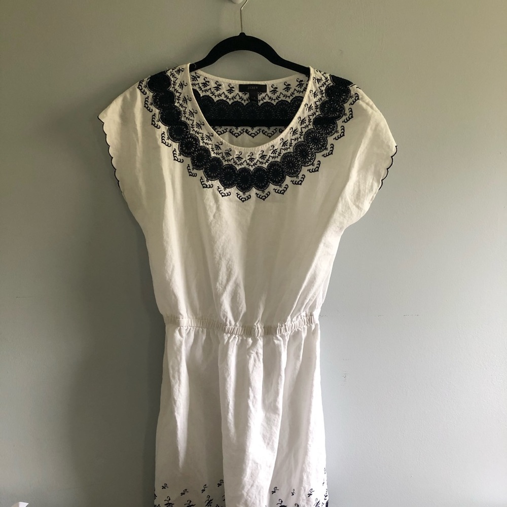 j crew white dress!